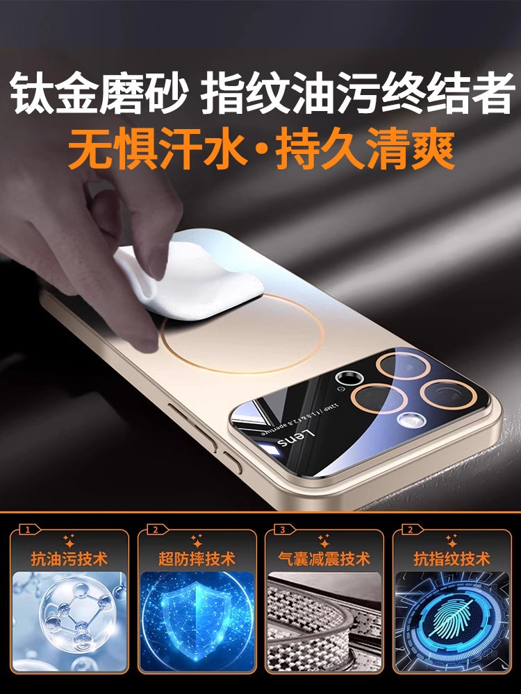 Haoqi yeni Magsafe maqnit iPhone 17 Pro Max telefon korpusu, tam örtüklü, iPhone 16 Pro və 15 Plus üçün düşmədən qorunma, premium hiss, 14 düymlük qoruyucu korpus, kişilər və qadınlar üçün ultra nazik mat sərt qabıq.