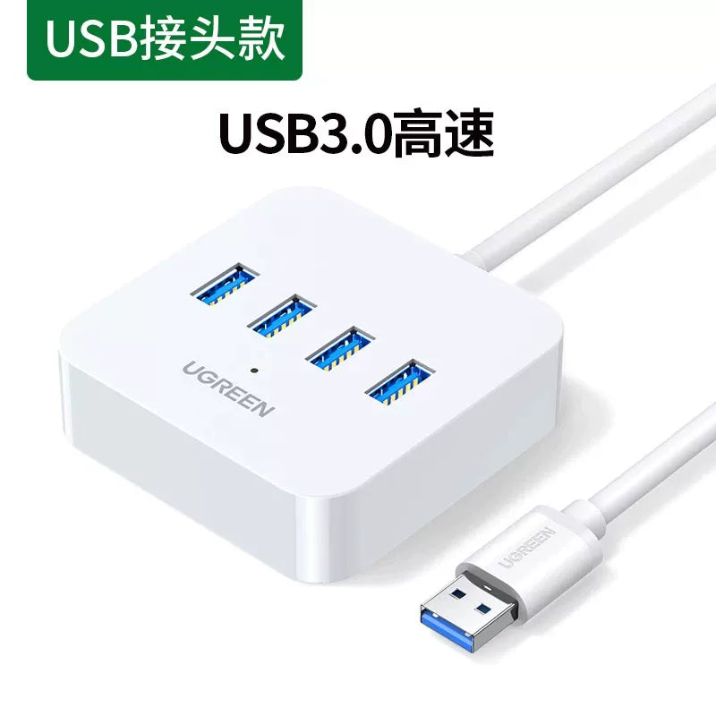 Green Alliance USB Splitter 3.0 yüksək sürətli birdən dördə qovşaq kompüteri USB interfeys genişləndiricisi çox portlu