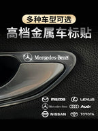 Metal Avtomobil Etiketləri 3D Üçölçülü Etiketlər Avtomobil Loqosu Mərkəzi İdarəetmə Pəncərəsi Avtomobil Daxili Dizayn Modifikasiyası Qəşəng Yaradıcı Dekorativ Etiketlər Neytral