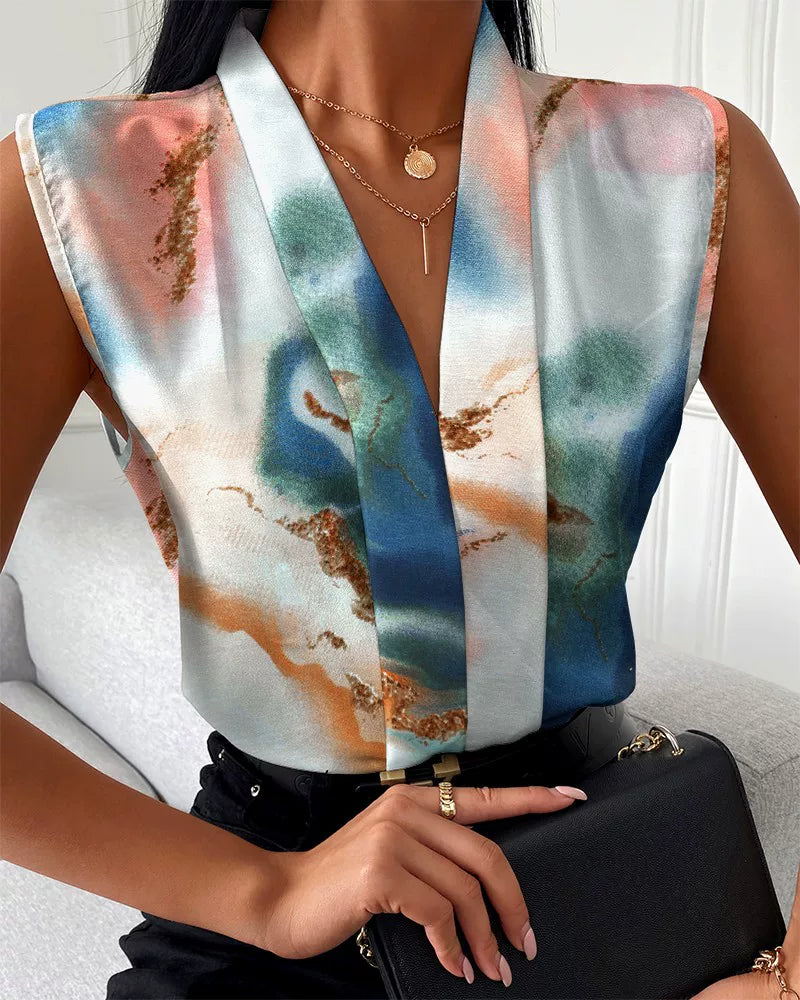 2023 Yay Köynək Qadın Köynəkləri Qadın Boş Bluz Topları köynək