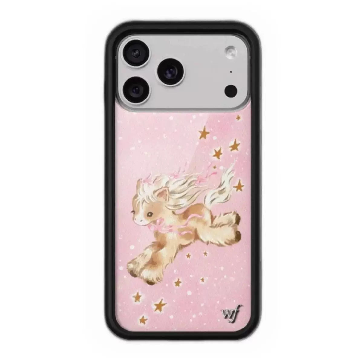 Wildflower mobil telefon qutusu iPhone15/14/13ProMax/Plus Apple 16ProWF Avropa və Amerikada yıxılmağa qarşı qorunma üçün uyğundur qara və ağ/qəhvəyi/sarı ləkələr