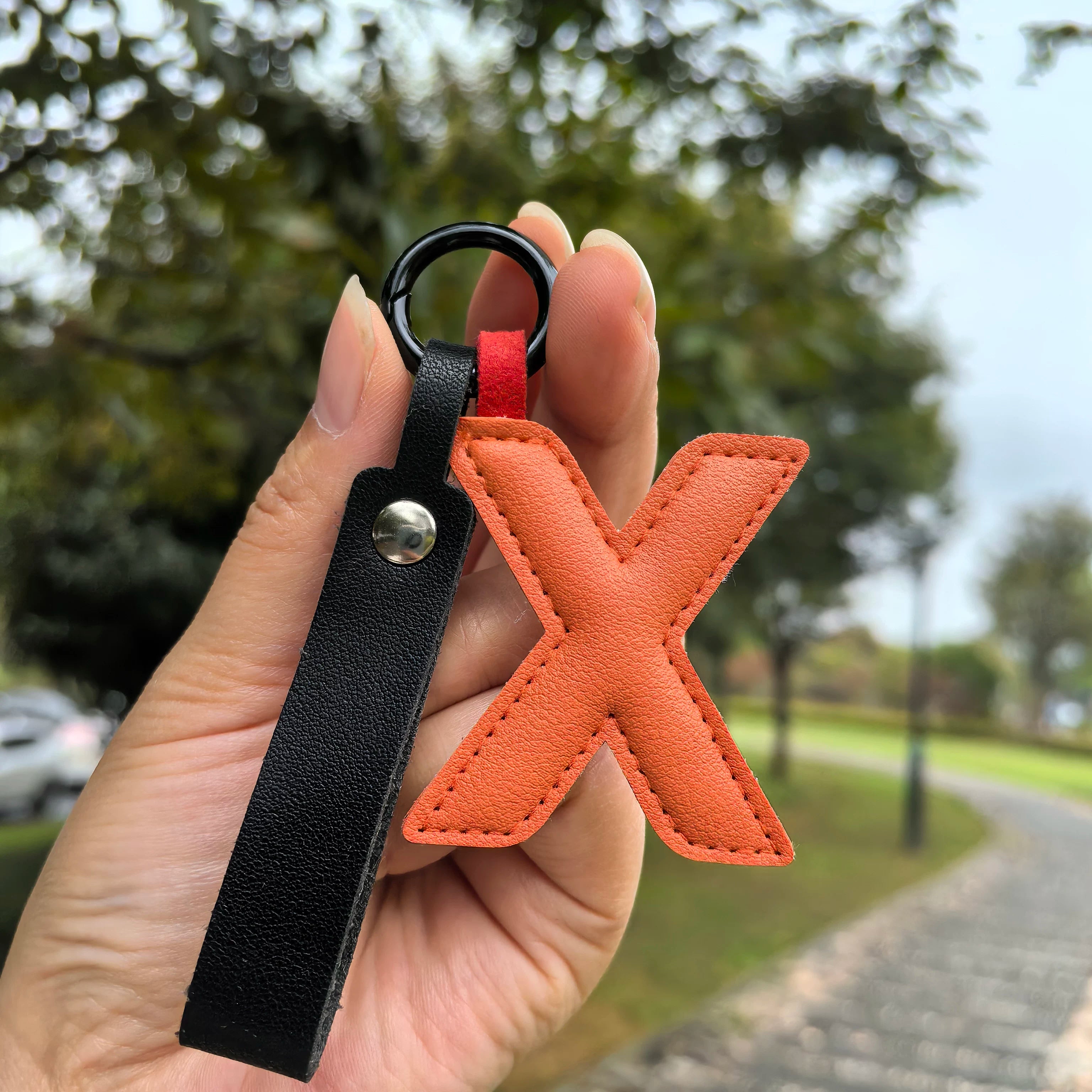 Şokoladlı İngilis hərfli açar zənciri avtomobil açar zənciri çantası aksesuarı mobil telefon cazibəsi ST