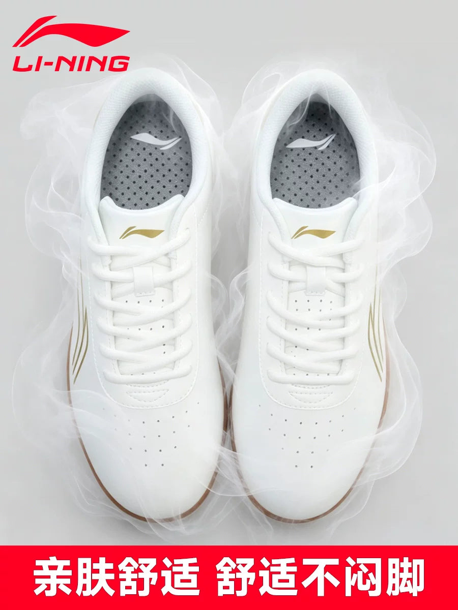 Li Ning Tai Chi ayaqqabıları, kişilər və qadınlar üçün Tai Chi ayaqqabıları, mal əti vətər altlığı, yay baduanjin döyüş sənəti məşq ayaqqabıları, xüsusi yumşaq inək dərisi