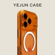 Yejun Apple 17 mobil telefon qutusu üçün uyğundur ağ aurora yüksək şəffaflıq iphone17promax maqnit akril 16pro incə dəlik 15 İnternet ünlü nişanı 14 moda brend 13 lüks moda kişi və qadınlar Hava