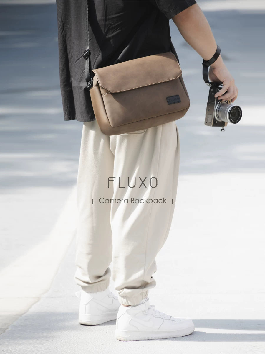 fluxo kamera bel çantası fotoqrafiya layneri nəmə davamlı çarpaz çiyin güzgüsüz SLR Fujifilm Sony Nikon üçün uyğundur