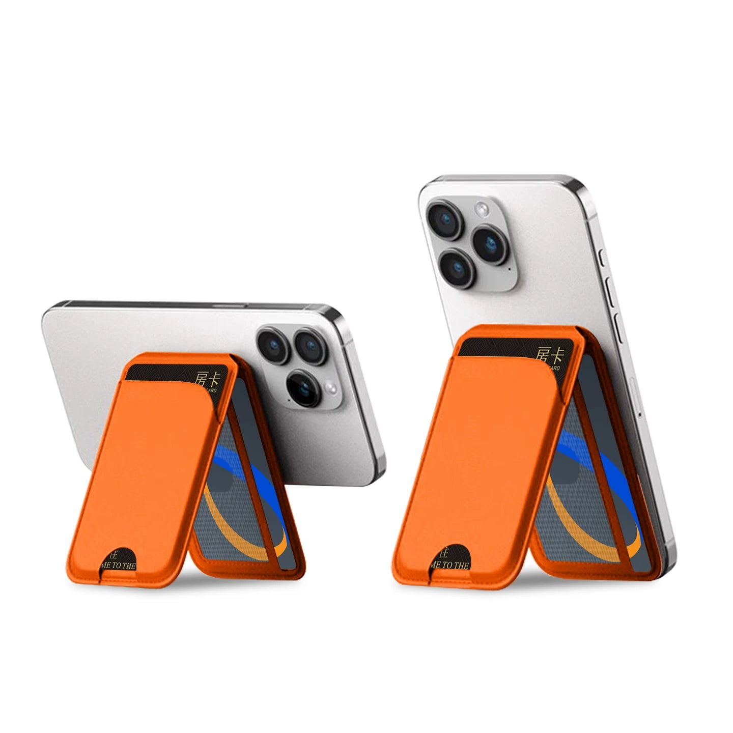 2025 Yeni Magsafe Kart Tutucu Maqnit Telefon Stendi Masaüstü Qatlanan Portativ Arxa Etiket Çoxfunksiyalı Aksesuar