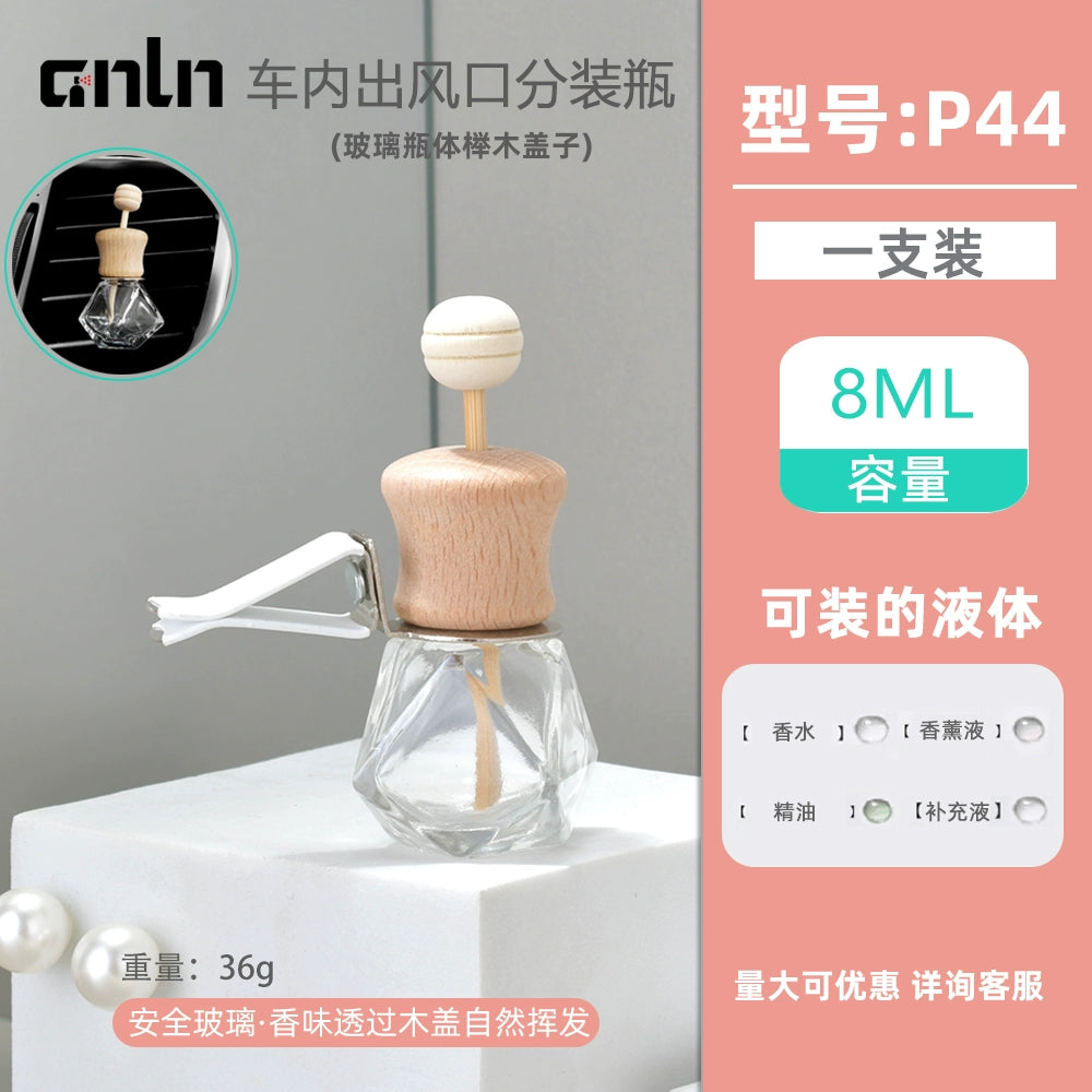 5 Ml10ml Avto Ətir Saxlama Şüşə Aromaterapiya Kulonu Kiçik Butulka Efir Yağı Ətir Şüşəsi Boş Şüşə Butulka Avtomobil Kulonu