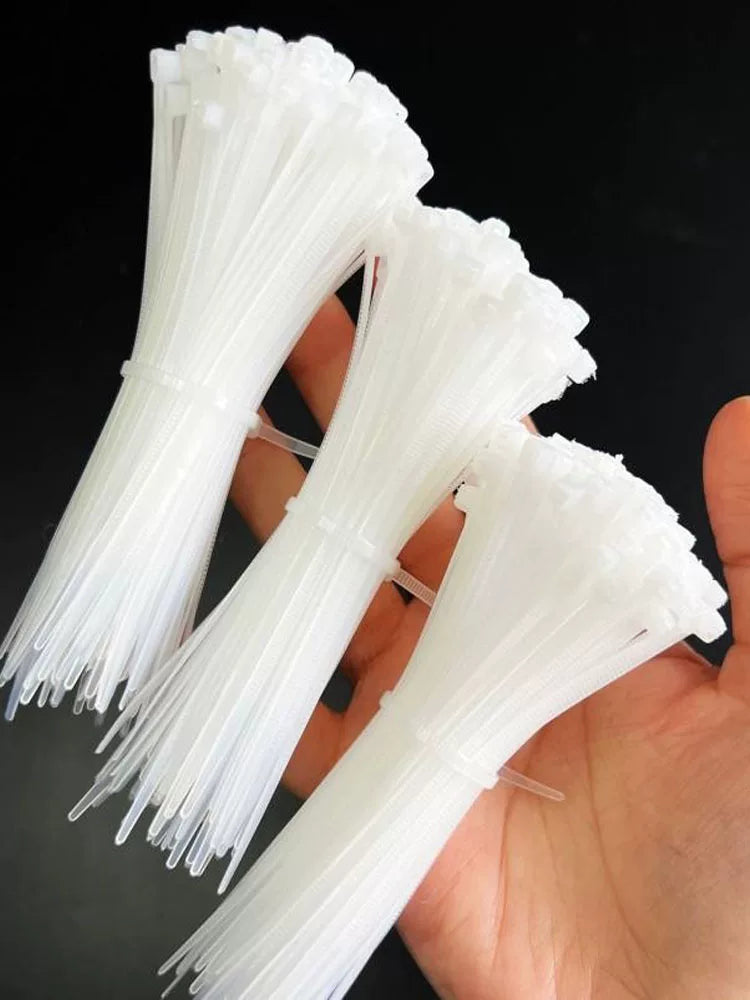 Kiçik kabel bağı bağçılıq neylon kabel bağı milli standart 3x100 eni 2,5 mm uzunluğunda 10 sm tel bağlayıcı lent plastik lent