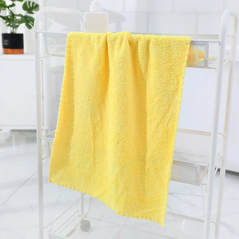 Mərcan məxmər dəsmal üz yuyan dəsmal yumşaq ev mətbəxi tez quruyan hamam uducu tökülməyən qalınlaşmış körpə