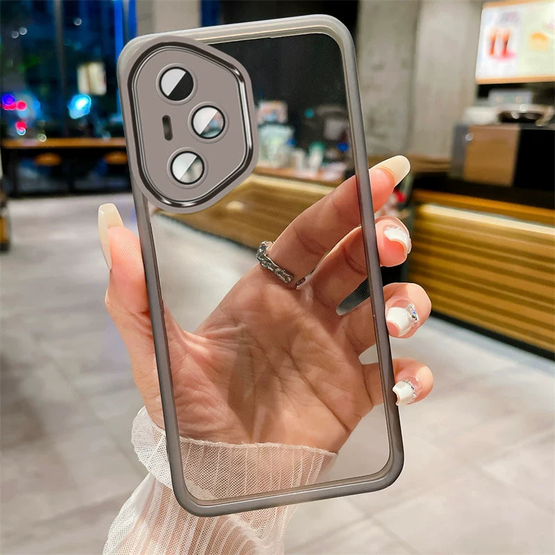 Honor 400 Pro external phone case with lens protector, full coverage and drop protection, DNY-NX9 Honor 400 transparent silicone soft ultra-thin case, new model for men and women.