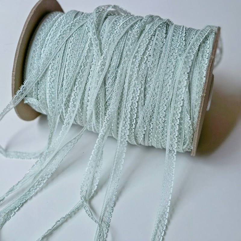10m qiymət 1cm Tayvan istehsalı yüksək keyfiyyətli yumşaq kirpik nöqtə krujeva aksesuarları diy körpə kukla paltarları