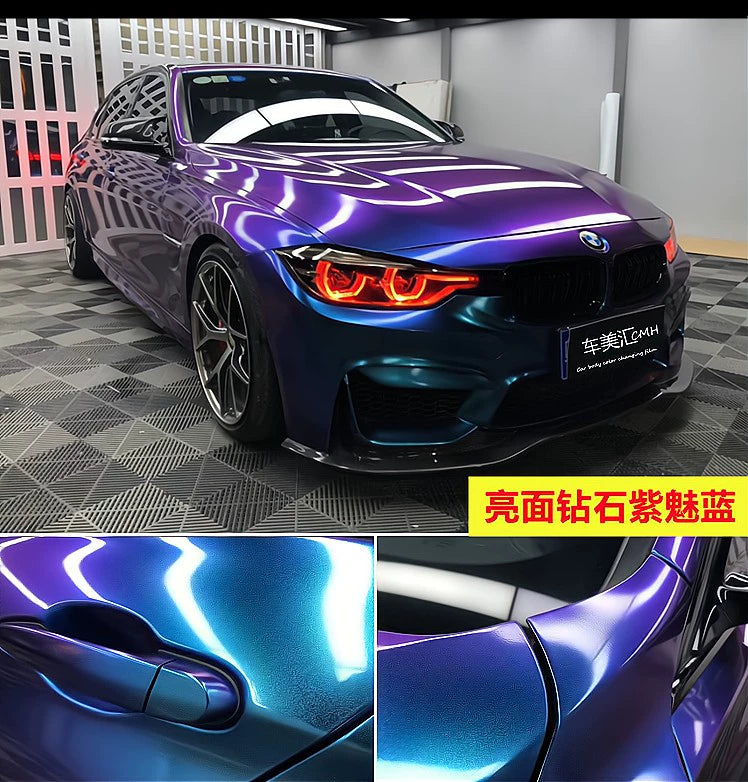 Pethuayue Pudra Rəng Dəyişən Film Tam Avtomobil Qapağı Fantaziya Vulkanik Kül Avtomobil Filmi Rəng Dəyişən Parlaq Qara Tpu Görünməz Avtomobil Filmi