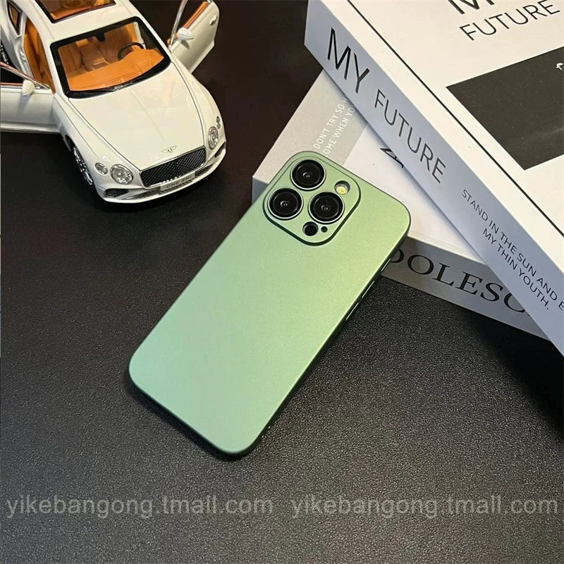 ins yüksək dərəcəli əsas rəngli titan metal teksturalı iPhone17pro Apple 14 mobil telefon qutusu 16ProMax yeni 11 barmaq izinə qarşı 12 kişi və qadın 13 cütlük 14plus 15promax düşməyə qarşı örtük üçün uyğundur