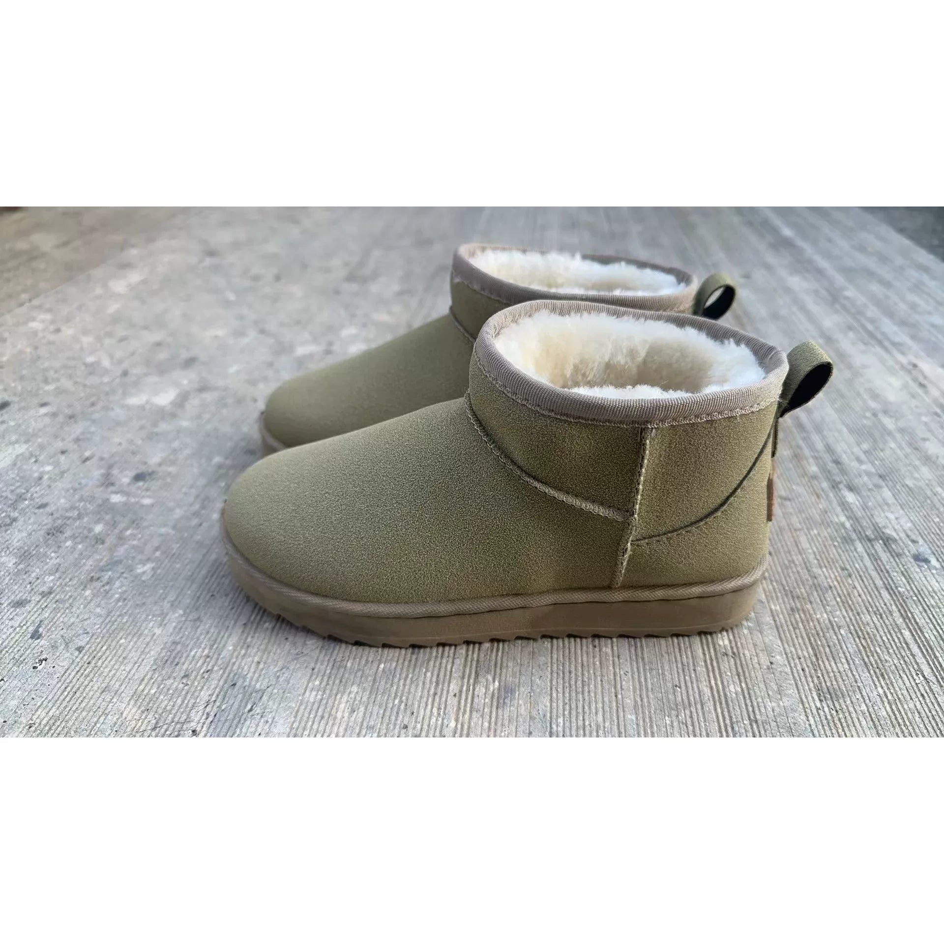 Qar Çəkmələri Qadınlar 2025 Qış Yeni Dəyirmi Başlı Böyük Ölçülü Forei