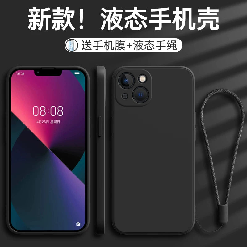 Bu maye silikon korpus yeni iPhone 13 üçün uyğundur və düşmələrə qarşı tam örtük təmin edir. Kişilər və qadınlar üçün nəzərdə tutulub, kəmərlə təchiz olunub və bərkidilmiş şüşə ekran qoruyucusuna malikdir.