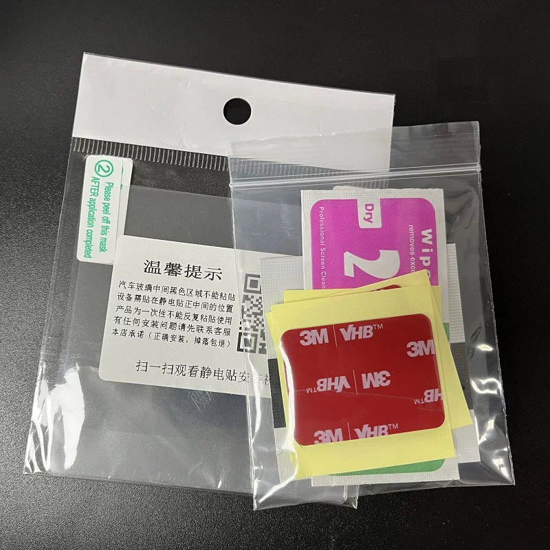 360 Avtomobil DVR Xüsusi Statik Etiket G300 DDT 70mai ETC Universal Güclü Sabit İkitərəfli Yapışqan Etiket