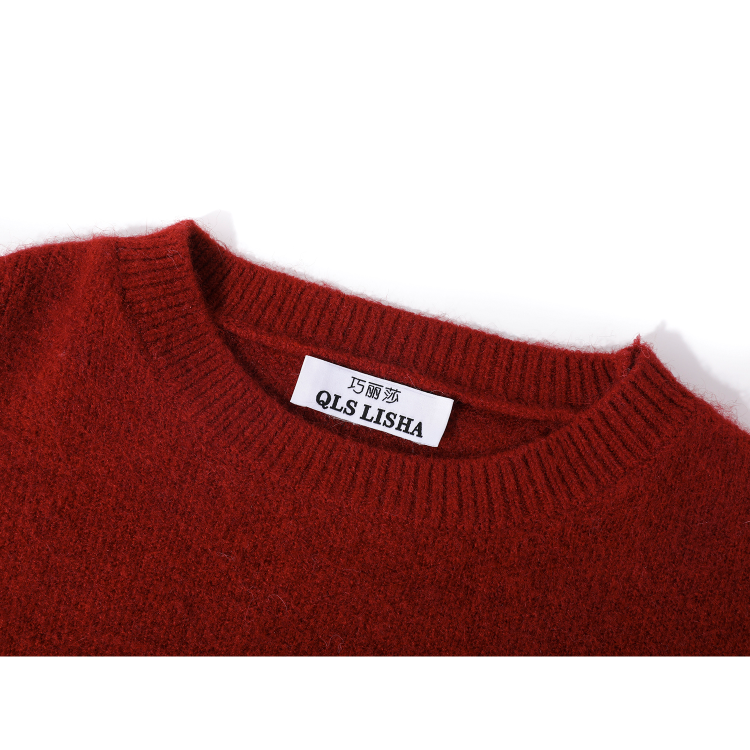 Cholisa-dan payız və qış üçün mükəmməl olan, çoxfunksiyalı qırmızı Milad sviteri, çox şirin və unikal qalın toxunma sviter.