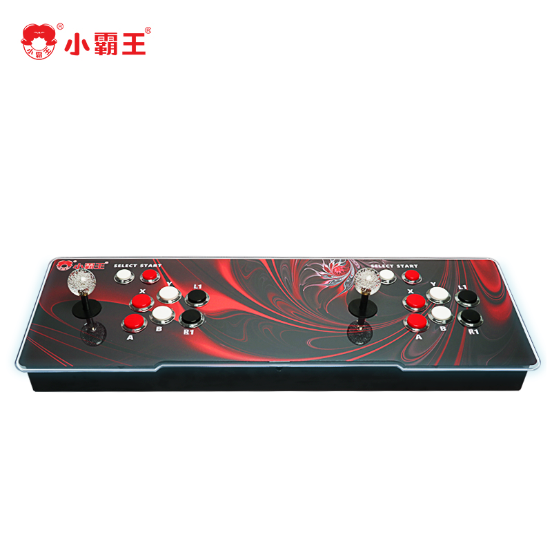 Xiaobawang D109 oyun konsolu joystik arcade ev iki oyunçu döyüş maşını, televizor sikkə ilə idarə olunan ay işığı xəzinə qutusu səyahət maşını retro oyun zalı nostalji köhnə dəbli Üç Krallıq video oyunu