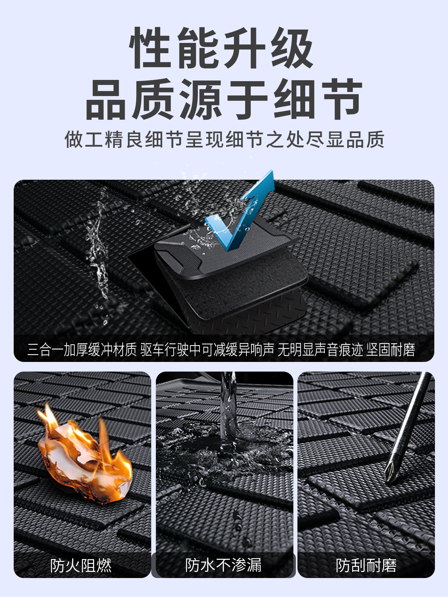 2025 Tank 300 trunk mat, TPE tailgate mat, Hi4T modified black technology comprehensive equipment, suitable for 24/7 new.