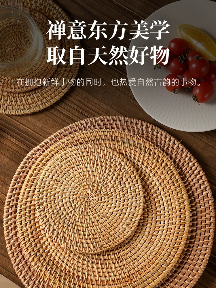 Rattan izolyasiya döşəyi, ev yemək masası masası, yanmağa qarşı çay fincanı, çaydanlıq döşəyi, güveç döşəyi, boşqab döşəyi, kasa döşəyi, xüsusi masa döşəyi