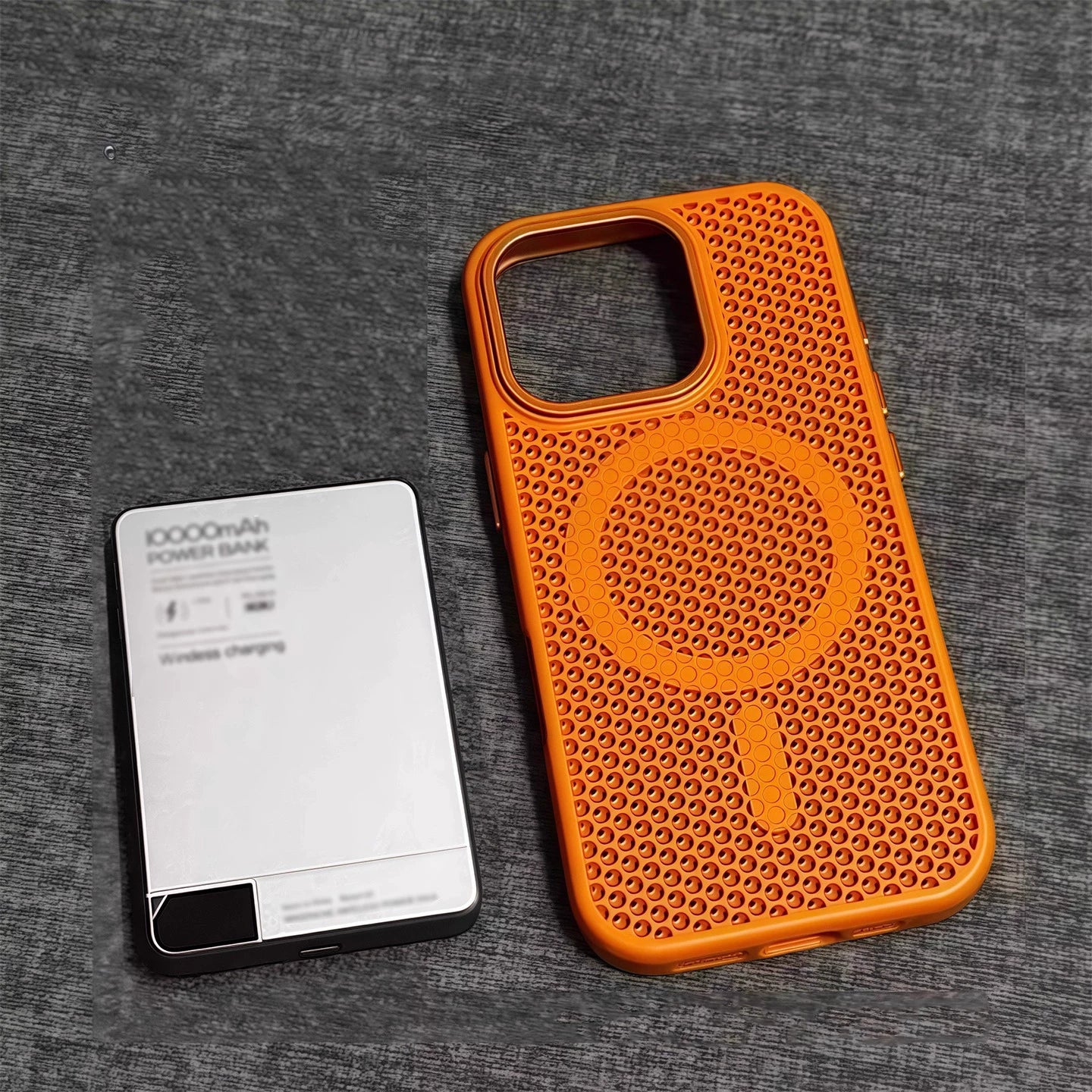 Maqnit Doldurma Soyuducu Pətək Nəfəs Alır iPhone15 Apple 16pro mobil telefon qutusu max pik qaya ağ plus qaya boz 14 düşməyə qarşı 13 metal çərçivə 2 qabaqcıl sadə Magsafe