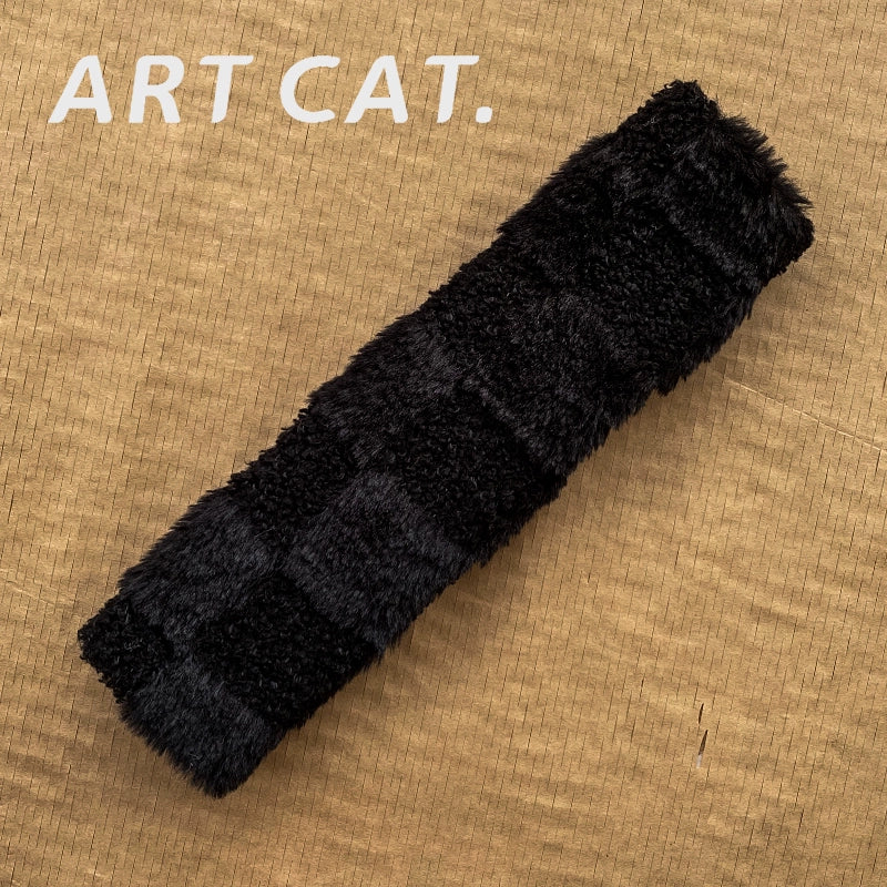 Art Cat Avtomobil Təhlükəsizlik Kəməri Çiyin Yastığı Qapağı Minimalist DIY Aşınmaya Qarşı Geyim Boğulmaya Qarşı Boyun Qoruyucu Qapaq Bütün İl Boyu Neytral