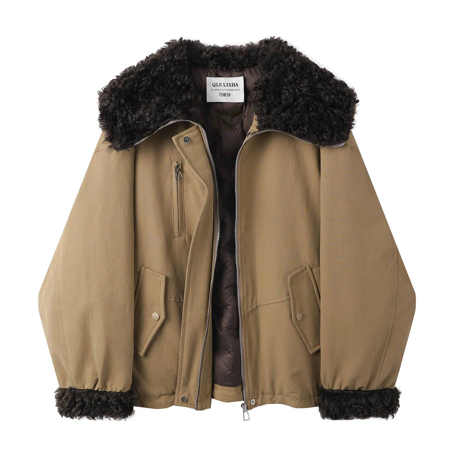 Chorlisa Retro Aşağı Gödəkçə Astarı Parka Qış İsti Qadın Paltosu 2025 Yeni Stil Bu İlin Populyar Məhsulu