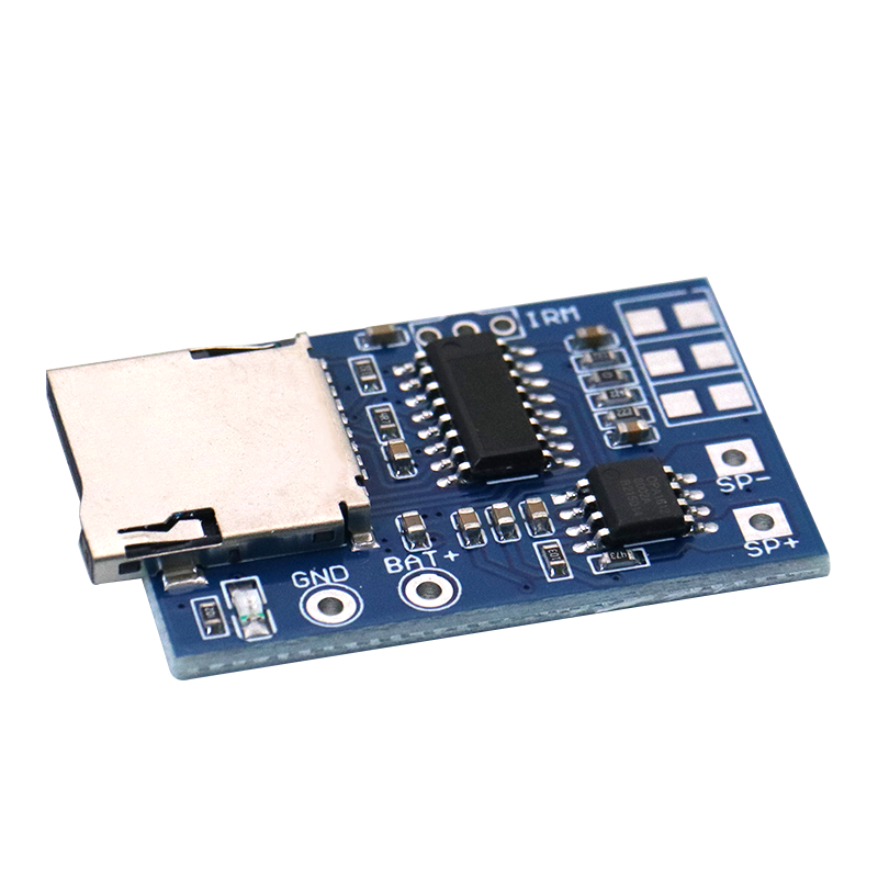 TF kartı MP3 dekodlaşdırma lövhəsi deşifrə modulu 2W hibrid mono yaddaş pleyer modulu ilə 3.7-5V enerji təchizatı - 2