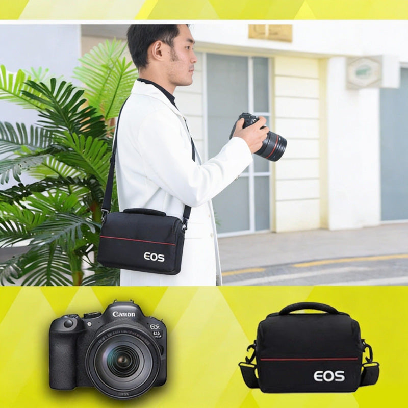 Canon kamera çantası üçün uyğundur R50 R6 R5C R62 R7 R8 R10 güzgüsüz fotoqrafiya çantası SLR çiyin EOS fotoqrafiya 800D6D90D200D ikinci nəsil EOSM50R7R10 qoruyucu qutu