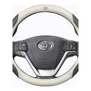 Toyota steering wheel covers are suitable for leather steering wheel covers of Avalon, Land Cruiser, Camry, Highlander and Levin cars.