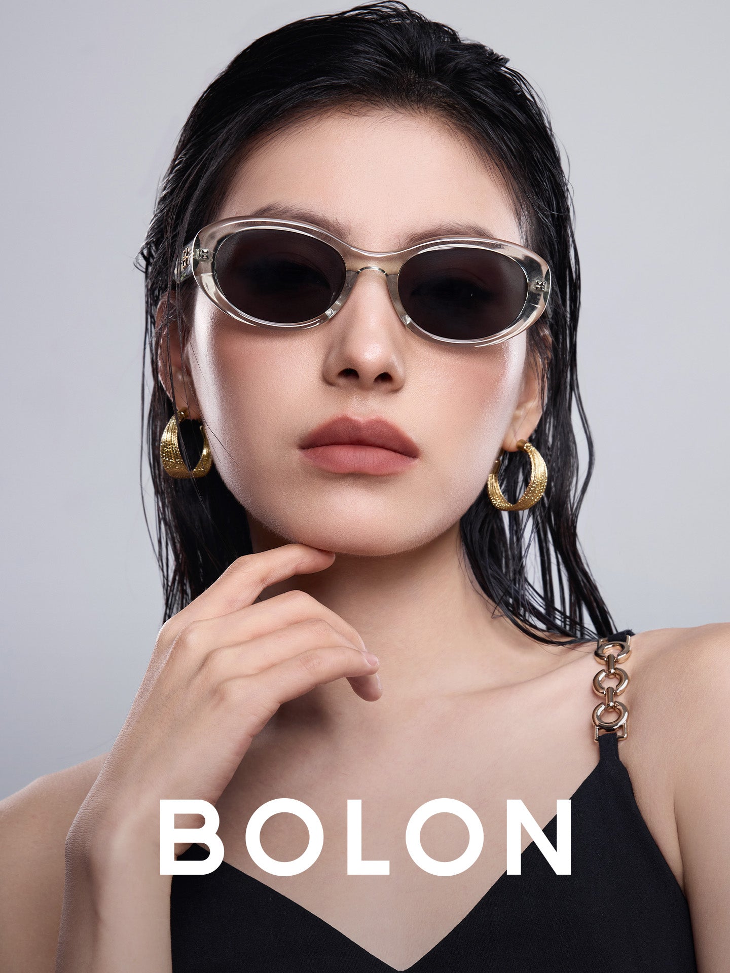 BOLON Tyrannosaurus valideyn-uşaq körpə gözlərini qoruyan uşaq açıq gün eynəyi BK5018 oval günəş eynəyi BL3237