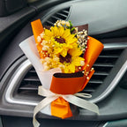 Avtomobil Mini Buket Hava Çıxışı Aromaterapiya Əbədi Sabun Gül Avtomobil Dekorativ Yaradıcı Təzə Ətir Klipi