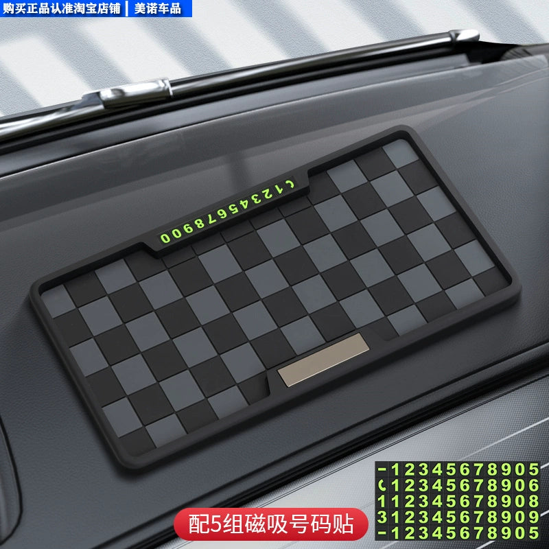 Avtomobil sürüşməyən döşəyi Yüksək temperatura davamlı Avto Avtomobil Dekorasiya Mərkəzi Konsolu Alət paneli Mobil Telefon Sabit Saxlama Məkanı Rezin Mat