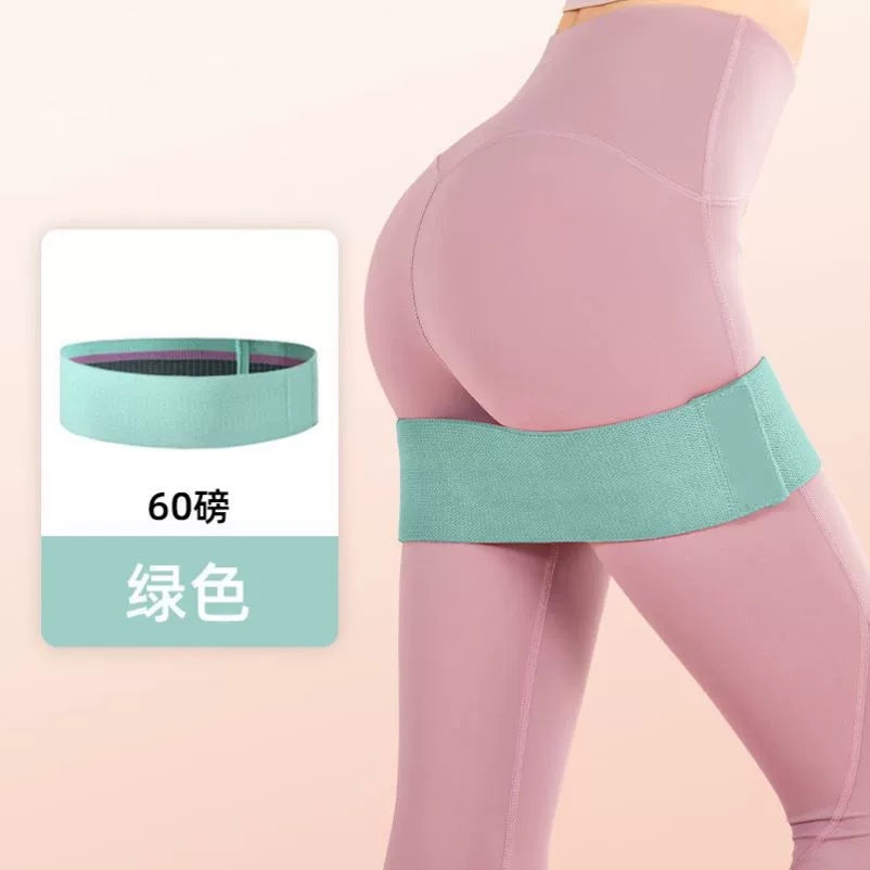 Elastik dairəvi fitness elastik bandı qadın ombası məşq aləti müqavimət bandı kalça məşqi uzanan gözəl ayaqları çömbəlmək yoga