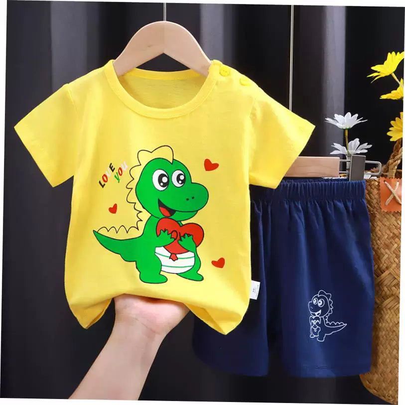 Yay Körpələri Yeni Doğulmuş Oğlan Uşağı Geyimləri Uşaq Geyimi Dəsti - 2
