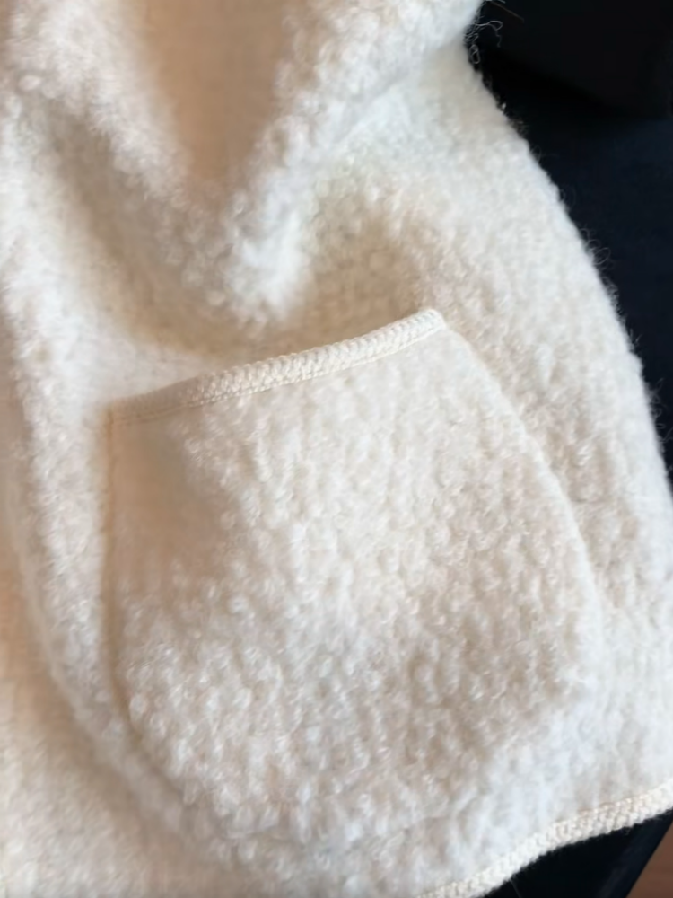 Shenzhen Nanyou yüksək səviyyəli butiki ~ Qadınlar üçün şık, gündəlik çox yönlü başlıqlı toxunmuş jilet, payız və qış qolsuz top