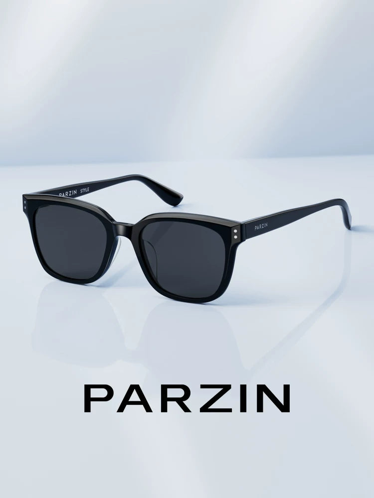 Parsons qadınlar üçün gün eynəyi Fan Chengcheng eyni üslublu dəbli qara ultra kölgəli günəş eynəyi kişilər üçün UV əleyhinə PZ17790