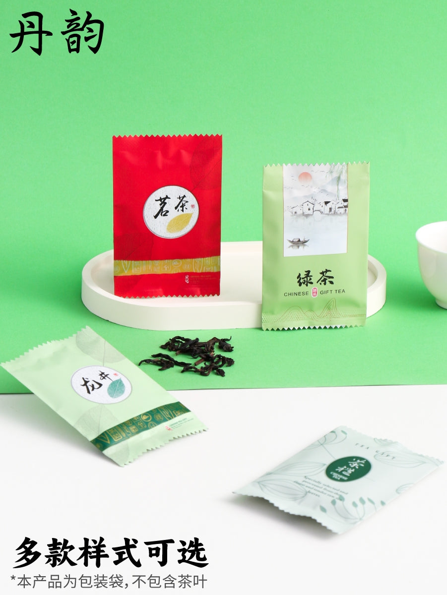 Çay qablaşdırma çantası, kiçik qabarcıq çanta, universal Longjing qara çay, yaşıl çay 3-5 q alüminium folqa plastik torba, birdəfəlik çay paketi