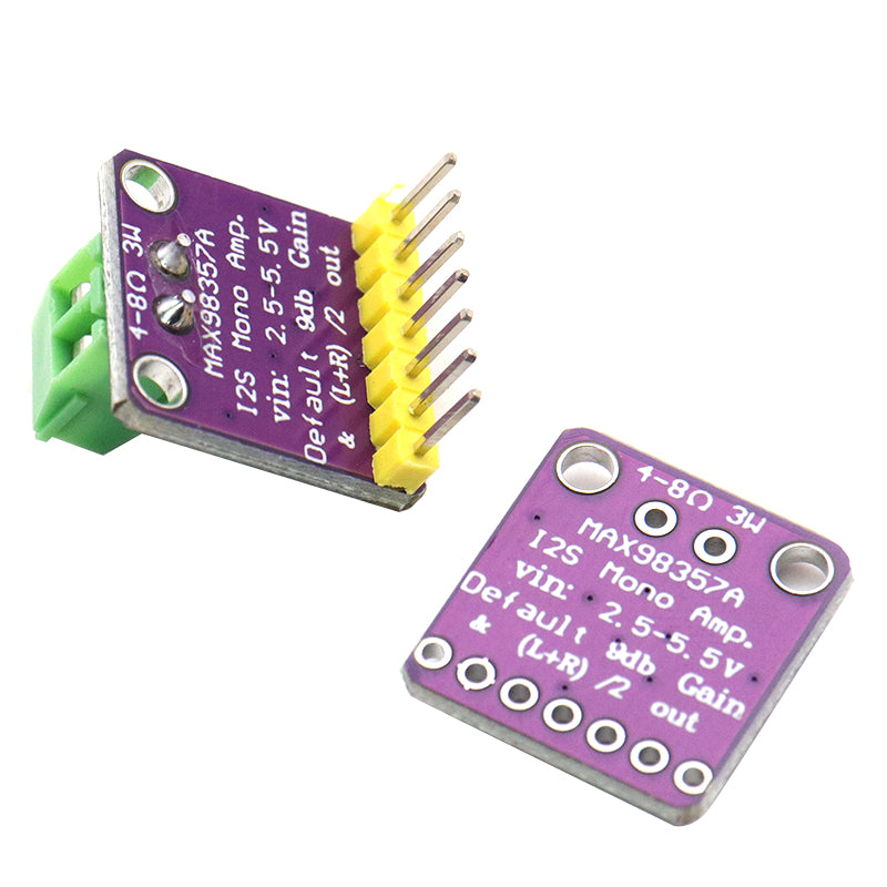 MAX98357 I2S audio gücləndirici modulu/filtrlənməmiş D sinif gücləndirici ESP32 Raspberry Pi-ni dəstəkləyir
