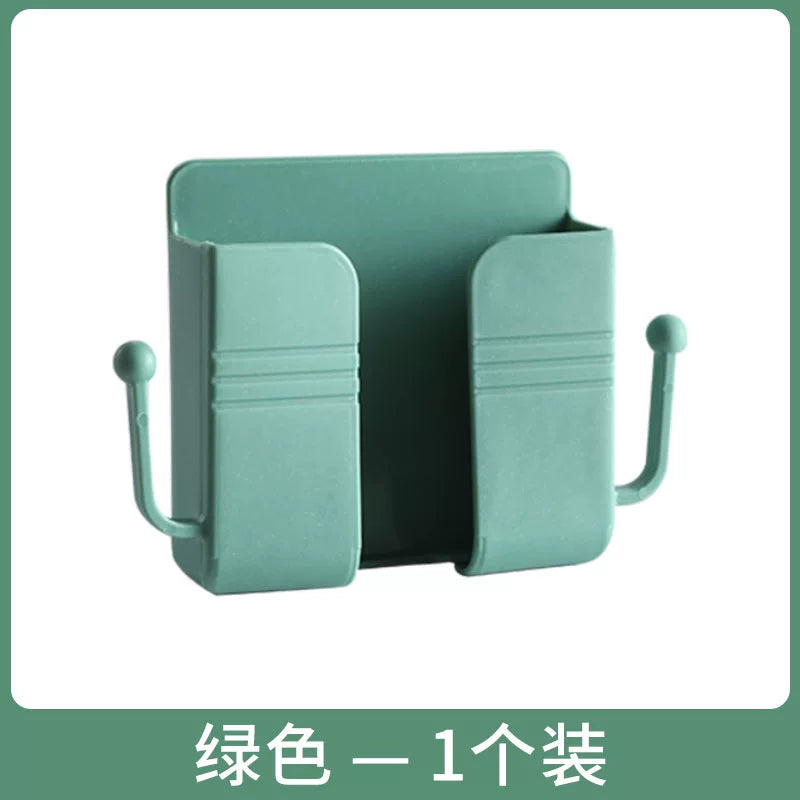 Dəzgahsız divara quraşdırılmış telefon şarj stendi, yapışqanlı pult saxlama qutusu, yataq kənarındakı tənbəl telefon tutacağı