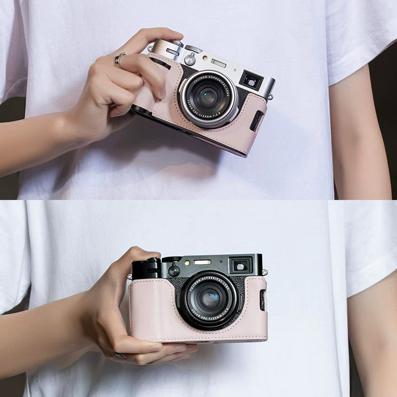 Fuji xt5xm5 üçün uyğundur qoruyucu örtük xt50 kamera çantası x100vi dəri qutu xt30 üçüncü nəsil xe5 dəri qutu XT5 kamera qutusu
