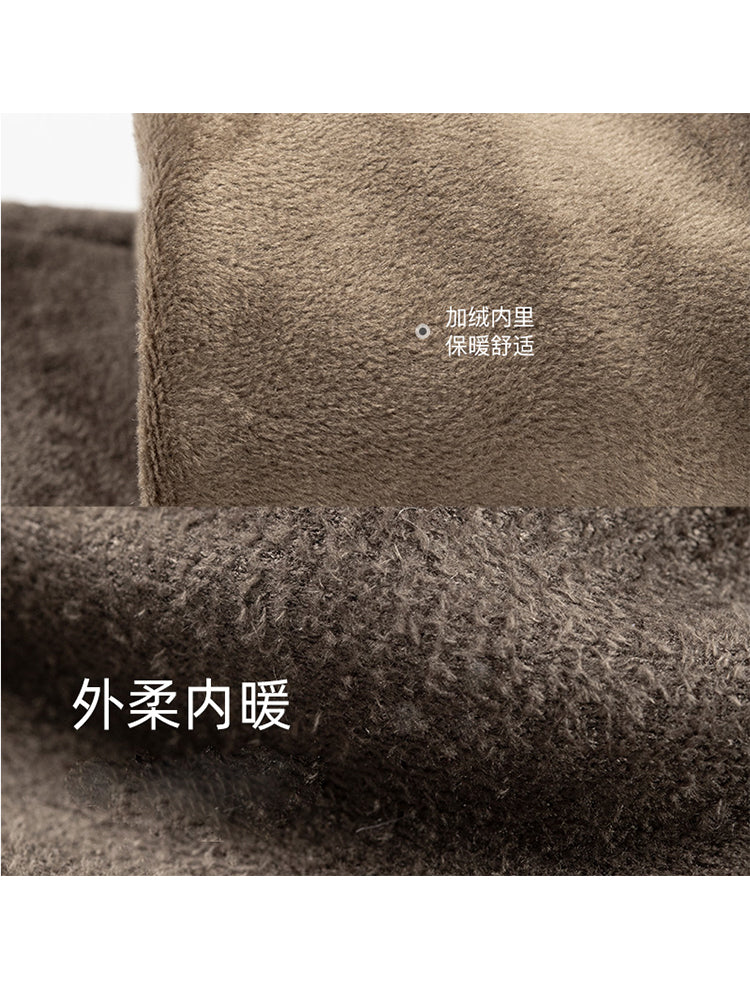 Women's gloves, new model for fall/winter 2025, wool lined, warm and cold resistant, suitable for touchscreen use, cycling, driving, windproof, fashionable women's gloves.