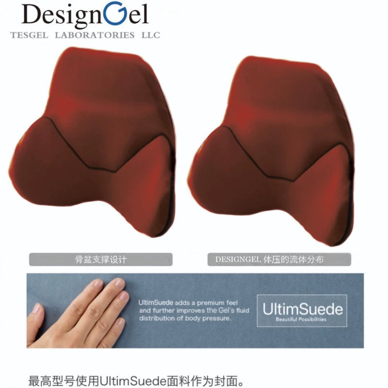 Designgel Gel Arxa Dəstəyi İkiqat Dəstək Strukturu Dizayn 3.1 Avtomobil Arxa Yastığı Bel Dəstəyi üçün Orijinal Daxili Əsas