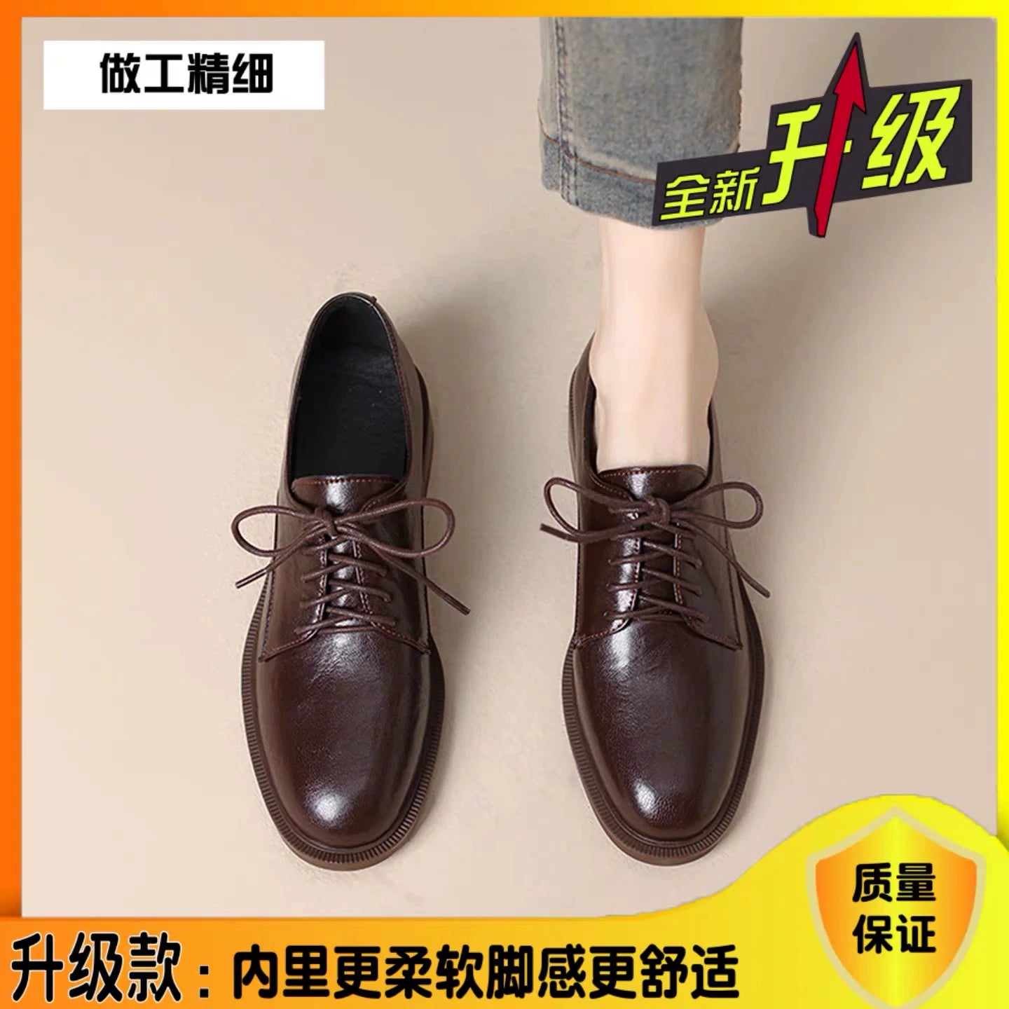 Qadınlar üçün qara platformalı loferlər, 2025 Payız/Qış Yeni Modeli, Çoxfunksiyalı Dəyirmi Burunlu Birkenstocks, Yüngül Yumşaq Dabanlı Bağcıqlı Ayaqqabılar