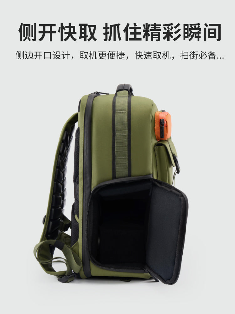 Cwatcun Hong Kong brendi 2 maşın 8 linzalı peşəkar fotoqrafiya bel çantası SLR kamera obyektiv saxlama böyük tutumlu fotoqrafiya çantası Sony Canon R50 Nikon Sony kamera çantası üçün uyğundur
