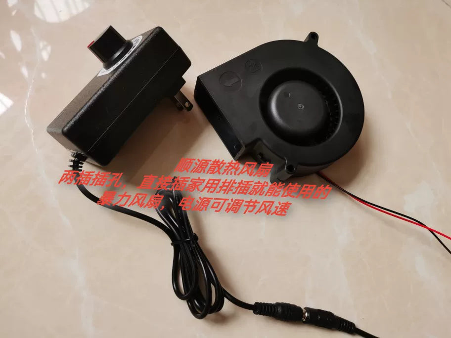 Wanzhuan kiçik 12v şiddətli böyük hava həcmi güclü dəyişdirilmiş soyutma fanı 4cm 4056 USB turbinli ikili motor