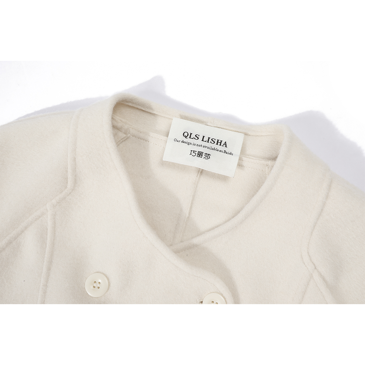 Cholisa Koreya üslubunda qadınlar üçün yüksək keyfiyyətli yun palto, uzun, düz rəngdə, zərif model, payız və qış üçün idealdır.