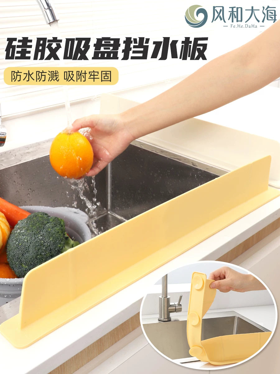 Lavabo qabığı Mətbəx lavabo yuyucu hövzəsi sıçramaya qarşı çəngəl su tutma zolağı silikon hovuz qabığı artefakt