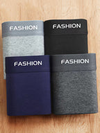 4 ədəd kişi boksçu şortları, modal təmiz pambıqdan hazırlanmış, antibakterial, nəfəs alan, dörd künclü, dəbli.