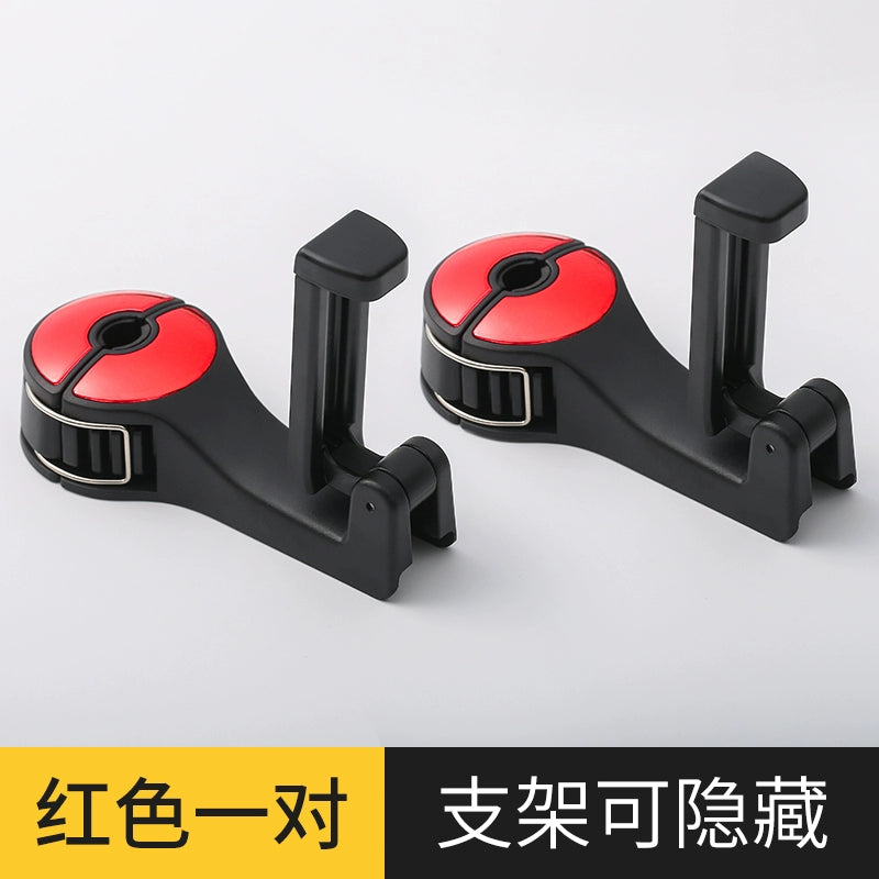 Avtomobil Oturacağı Arxa Arxa Qarmaq Cizgi filmi Sevimli Oturacaq Arxa Qarmaq Çoxfunksiyalı Avtomobil Daxili Dekorasiya Kiçik Qarmaq Yaradıcı